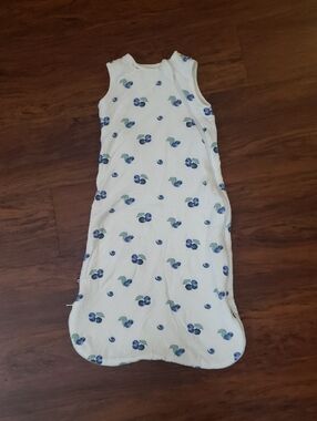 Kyte Bamboo Baby Sleep Sack Blueberry Print 1.0 Tog  Size S 0-6 month